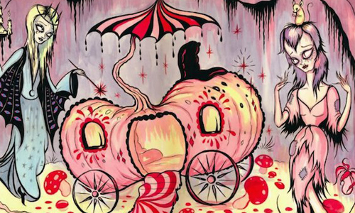 你看過暗黑版灰姑娘嗎？《仙杜瑞拉》全新詭譎華麗插畫集 Camille Rose Garcia、灰姑娘、仙杜瑞拉、詭異、華麗