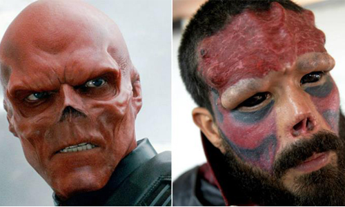 你媽知道你把鼻子削掉嗎？人體改造狂立志當電影反派真人版 極限改造、Red Skull、超級漫畫迷、眼球刺青、削掉鼻子