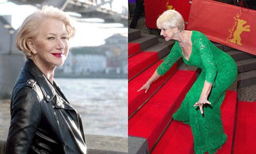 妞快報：又一影后摔紅毯！女星優雅回：「謝謝你們拍我摔倒」 妞快報、海倫米蘭、影后、優雅、紅毯