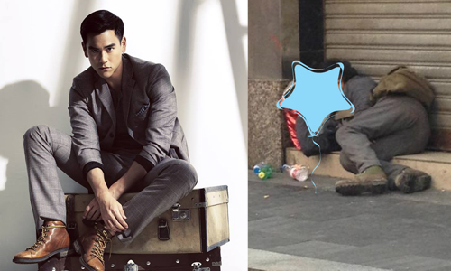 妞快報：這年頭連乞丐都比你帥 強國街友激似彭于晏網上瘋傳 妞快報、乞丐、彭于晏、街友、成都