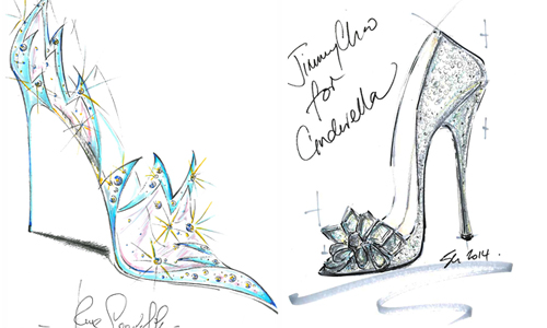 每雙都想要啦！名設計師眼中的灰姑娘玻璃鞋長這樣 灰姑娘、玻璃鞋、迪士尼、仙杜瑞拉、童話、仙履奇緣、Jimmy Choo、設計師、鞋、高跟鞋