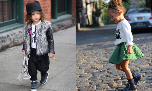 你看過這麼時尚的蘿莉嗎？3歲麻豆示範各種風格的穿搭 可愛、女孩、時尚、模特兒、Instagram、部落客、麻豆