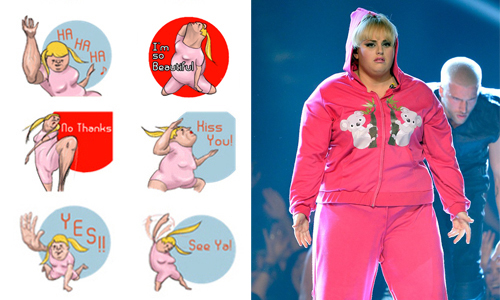 根本是肥艾美的化身！很激動的金剛芭比LINE貼圖 