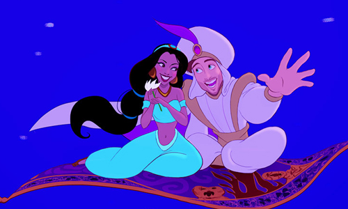 「妳就是我的公主！」男友秘密籌備3個月繪製迪士尼情侶插畫 Fan Art、Dylan Bonner、迪士尼、Brian Flynn、Manini Gupta、藝術、插畫、情侶、甜蜜、浪漫、阿拉丁、魔法奇緣、花木蘭、小美人魚、美女與野獸、禮物、戀人、貝兒、驚喜、藝術