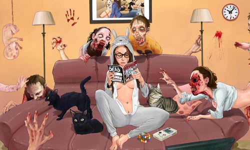 還我童年的龍貓和米奇！15部動漫全面情色化 Luis Quiles、Gunsmithcat、插畫、情色、童年