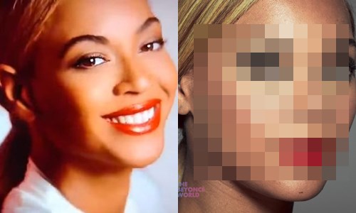 妞快報：天后修圖前也是凡人！碧昂絲代言照未修片驚呆網友 妞快報、碧昂絲、修圖、代言、照片、未修片