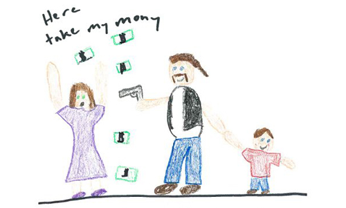 「我的爸爸最酷了！」9張童趣插畫令人過份感傷 感傷、難過、爸爸、父親、父子、童趣、插畫、漫畫、連環、連續、仰賴、保護、英雄、榜樣、影響、影響力、鞭策、教導、小孩、孩子、孩童、兒童、網路、酷、繪畫、塗鴉、藝術