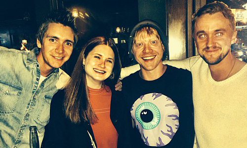 妞快報：不揪哈利對嗎？馬份偷開《哈利波特》小型同學會！ 妞快報、哈利波特、邦妮萊特、魯伯葛林特、湯姆費爾頓