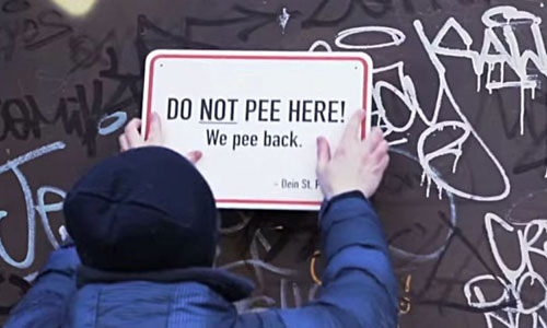 尿尿小童不要來！德國人想出了一個辦法讓他們自作自受…… 尿尿、油漆、德國、隨地便溺、漢堡