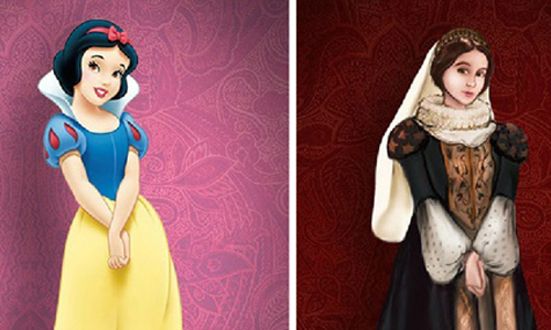 公主原來應該穿這樣！迪士尼公主的服裝誤會大了 迪士尼、公主、中古世紀、復古 、藝術