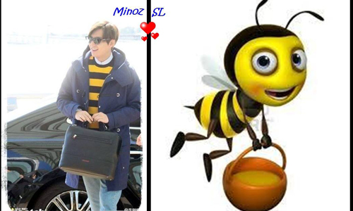 妞快報：男神機場時尚變嗡嗡小蜜蜂 網友P圖太爆笑 妞快報、李敏鎬、蜜蜂、李東學、dior