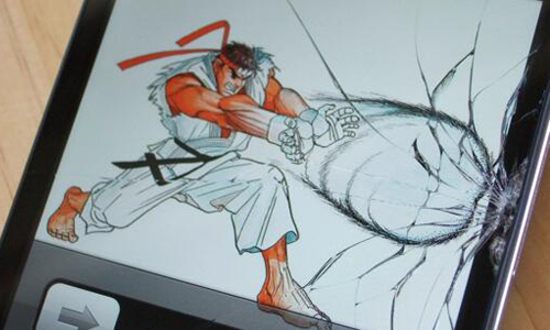 這叫苦中作樂你懂嗎！發揮創意讓摔碎的手機螢幕霸氣外漏 手機、螢幕、碎裂、摔碎、有趣、苦中作樂