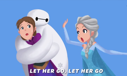 亂入《冰雪》騷擾安娜？！暴走杯麵大玩角色扮演 杯麵、大英雄天團、baymax、CartoonHooligans、短片