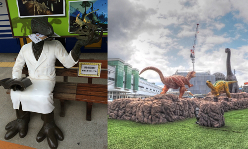 恐龍醫師跟你Say Hello？霸氣與萌感無違和的日本恐龍車站 愛玩妞、日本、福井、恐龍、車站、新幹線、開通、模型、逼真