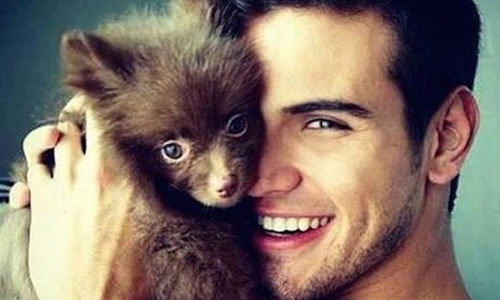 這輩子沒這麼想當一隻狗！專搜愛狗帥哥的IG Instagram、帥哥、狗、動物、養眼