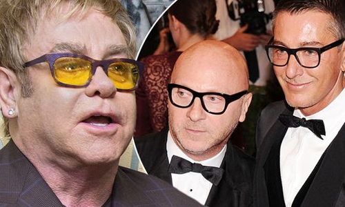 同志設計師反對同志成家？眾名人齊抵制義時裝品牌只因為… #BoycottDolceGabbana、Dolce & Gabbana、D&G、艾爾頓強、Elton John