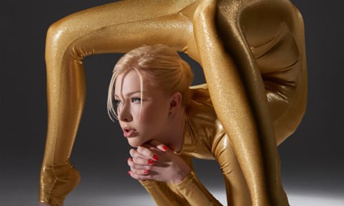 看得我的腰都痛了　軟骨功正妹2015不可思議新作 軟骨功、正妹、性感、人體、摺疊