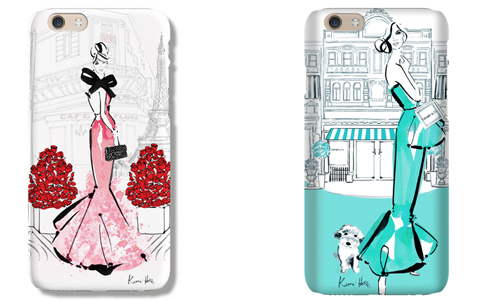 想讓手機飄出時尚味？巴黎插畫風手機殼滿足你 Kerrie Hess、手機殼、時尚、插畫、設計