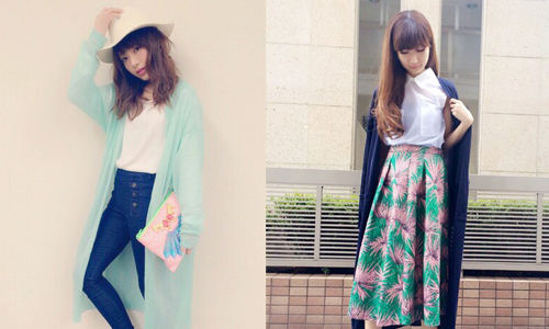 今年春天持續流行中！最夯的長版針織外套穿搭Tips 長版、針織、外套、穿搭、顏色、流行、褲裝、裙裝、春天