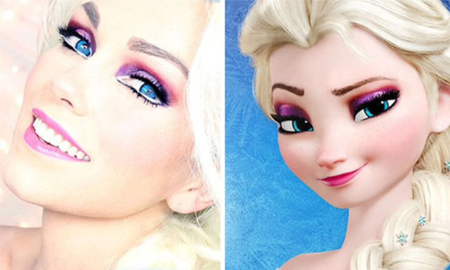 化著化著就變成另一個人了！正妹線上教學專業易容術 Kandee Johnson、make up、化妝、變裝、易容