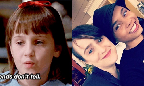 妞快報：20年過去依然是好朋友！小魔女Matilda與昔日同學曬合照 妞快報、小魔女、Matilda、Kiami Davael、Mara Wilson、瑪拉威爾森