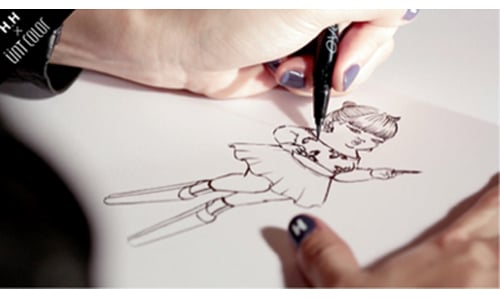 [新聞稿] UNT x H.H先生 眼線液筆也能畫出三八機「美美」?!  H.H先生、美美、UNT、實驗室、眼線液