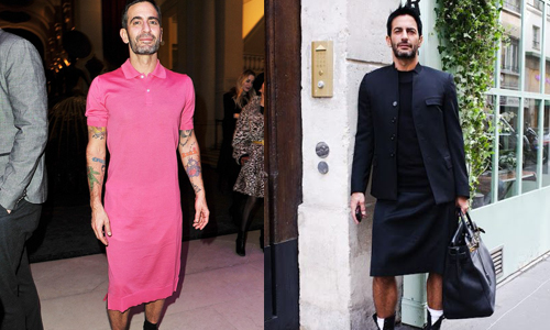 最不喜歡穿褲子的男設計師！Marc Jacobs的美麗裙裝look 裙子、褲子、裙裝、設計師、Marc Jacobs、美國、紐約、品牌、名牌、時尚