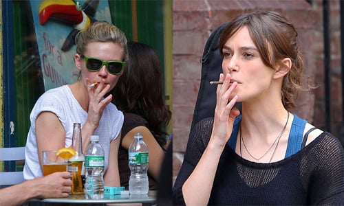 維密超模也會抽菸？盤點十位同在吸菸區的大咖女星 蜜拉庫妮絲、凱瑟琳海格、艾黛兒、克莉絲汀鄧斯特、凱特溫絲蕾