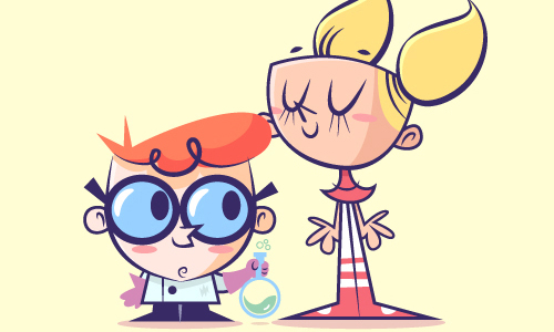 送給你最好的BFF！經典卡通的繽紛好友插畫 Dennis Salvatier、美國、插畫、繽紛、好友、卡通、德克斯特、蒂蒂、超級英雄、Babs、Buster、狂歡三寶、老皮、阿寶、唐老鴨、藝術