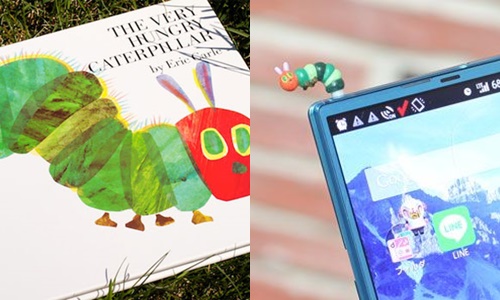 小心手機被牠吃掉！經典繪本《好餓的毛毛蟲》手機週邊特蒐 手機、手機週邊、手機殼、繪本、經典、特蒐、音源塞、The Very Hungry Caterpillar