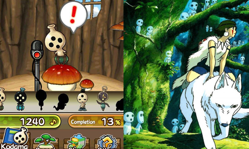 跟木靈展開無厘頭對話！日本網友搶著玩的療癒互動App《Kodama》 手機、App、遊戲、魔法公主、木靈、精靈、可愛、對話、躲貓貓、養成