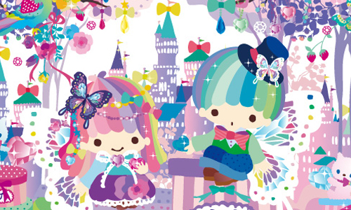 華麗風的萌萌雙子星！Kiki&Lala 40周年插畫限定商品登場 Kiki&Lala、雙子星、周年、聯名、插畫、Horaguchikayo、限定、三麗鷗、紀念品