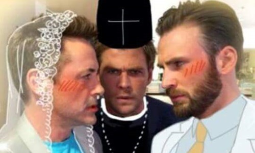 妞快報：鋼鐵人嫁美國隊長？網友：「你會是個好太太」 妞快報、鋼鐵人、美國隊長、復仇者聯盟2：奧創紀元、小勞勃道尼