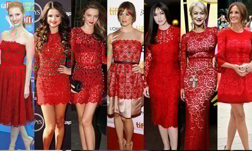 只要美就好，撞衫無所謂？女星D&G撞衫總紀錄 禮服、撞衫、女星、女明星、D&G