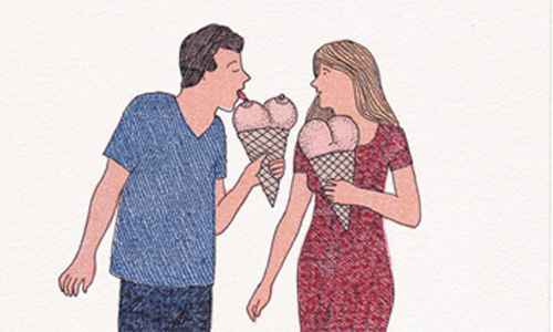 第一眼忍不住就想歪？另類幽默的微情色插畫 Marion Fayolle、情色、插畫、法國、藝術、兩性、愛情、戀人、情侶、詼諧、幽默、創作、知名、藝術