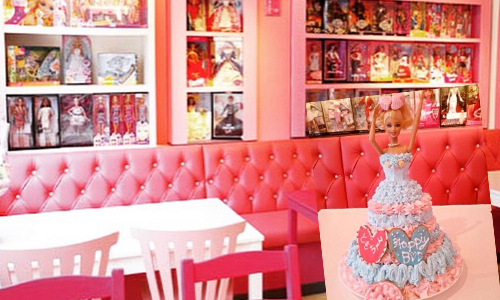 連芭比等身造型蛋糕都有賣！日本橫濱的夢幻芭比咖啡廳 芭比娃娃、芭比、造型、蛋糕、咖啡廳