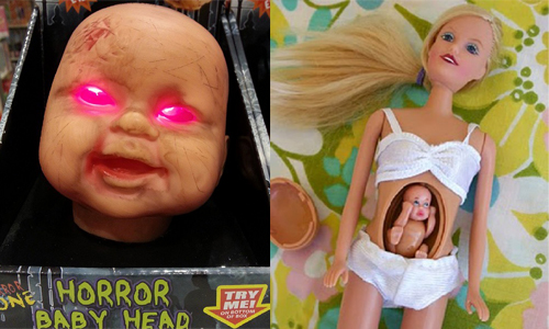 誰敢跟你們玩啦！8種絕對會嚇哭小孩的詭異玩具 詭異、恐怖、玩具、獵奇、噁心