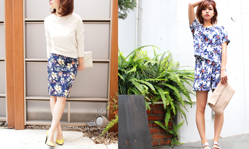 抗拒少女碎花卻想穿出活潑感？試試日本超夯的「植物圖樣」穿搭吧 植物圖樣、2015、春夏、潮流、圖樣