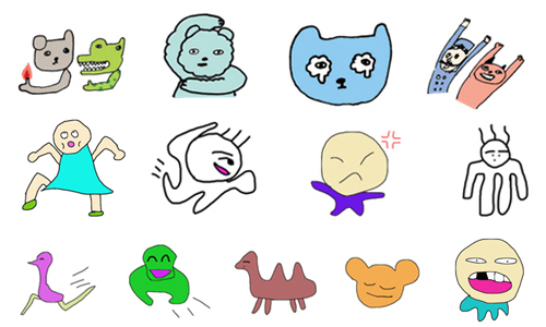 是喝醉酒用小畫家畫出來的嗎？偷懶到令人噴飯的LINE貼圖特蒐 手機、貼圖、LINE貼圖、小畫家、偷懶