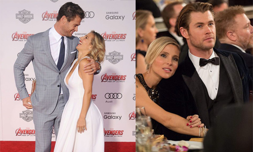 閃瞎眾人是他們的強項　雷神夫婦不負責放閃全紀錄 雷神、克里斯漢斯沃、Elsa Pataky、放閃、夫妻