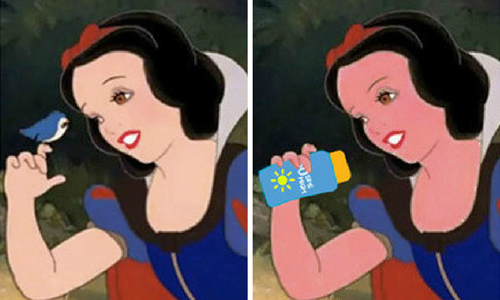 白雪公主一出門馬上就被曬傷！迪士尼公主的日常煩惱 白雪公主、迪士尼公主、煩惱、生活、迪士尼