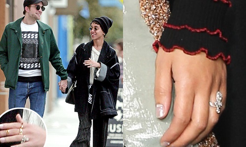 妞快報：羅伯派汀森死會！女友秀大婚戒引網友眼紅 妞快報、羅伯派汀森、FKA twigs、婚戒