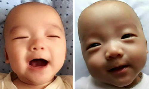 妞快報：猜猜寶寶笑容像哪個貼圖？「黑人」雙胞胎可愛程度比擬韓國三胞胎！ 妞快報、黑人、Q嫩、雙胞胎、萌