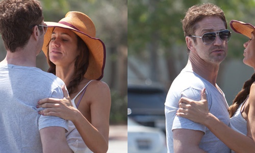 妞快報：GET A ROOM！300壯士慾火噴射大街「檢查」女友胸 妞快報、傑瑞德巴特勒、三百壯士、Morgan Brown、Gerard Butler