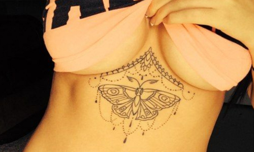 下乳紋身讓你更性感！18張照片帶你看特色刺青 紋身、刺青、藝術、性感、下乳