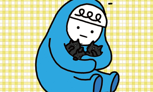 妞專訪：「小黑貓一點也不可怕！」喂，wei的超有愛暖暖系插畫 喂，wei、暖、插畫、有愛、流浪動物花園