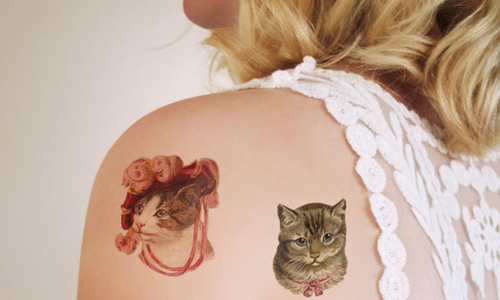 想體驗刺青的文青女孩首選！花草、動物紋身貼紙吹起復古風 復古、紋身、貼紙、花草、浪漫