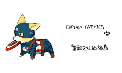 哪有復仇者這麼萌！插畫家筆下的超萌短腿復仇者柯基 柯基、可愛、萌、復仇者聯盟、插畫