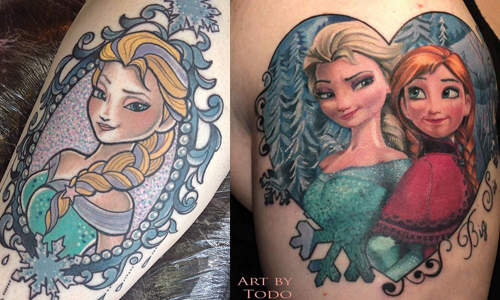 這麼愛迪士尼就對了！夢幻公主系刺青華麗特輯 迪士尼、公主、刺青、紋身、華麗