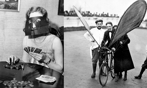 打牌還要戴面具防作弊？超乎想像的歐美怪發明 發明、奇怪、滑稽、好笑、復古